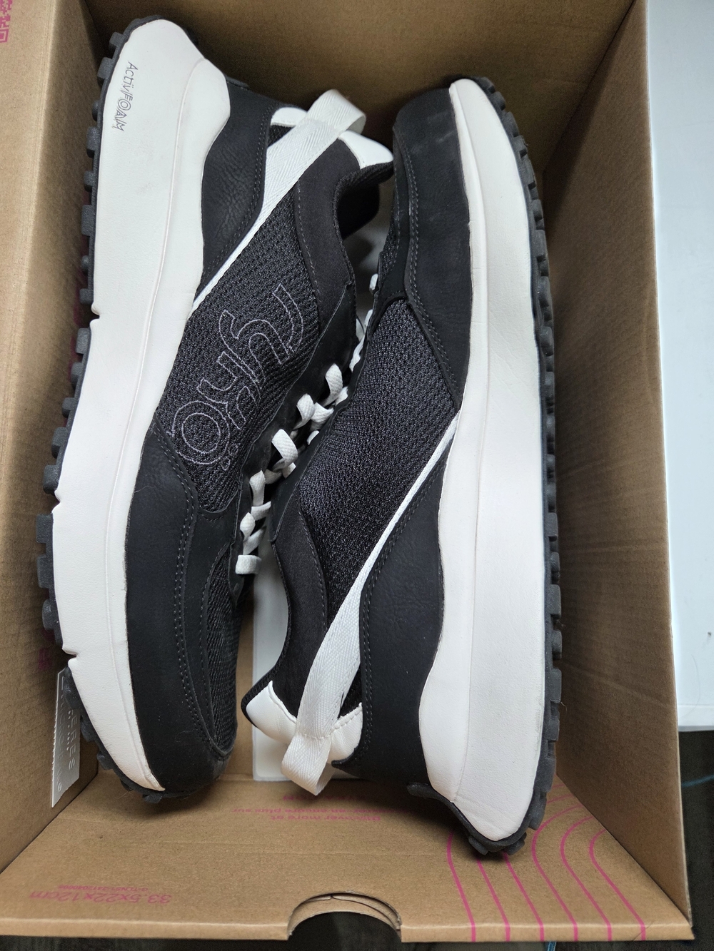 Ryka Black and White Women's Casual Sneakers